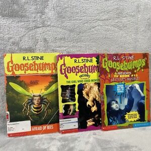 Lot Of 3 Vintage Goosebumps Books Ex-library R.L. Stine Young‎ Adult